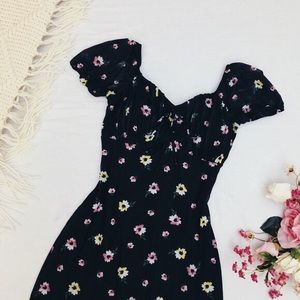 SOLD | Summer Floral Babydoll Mini Dress 🌿